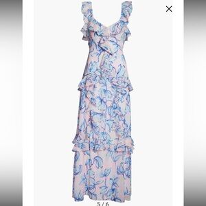 Lily Pulitzer Riland Ruffled Maxi Dress